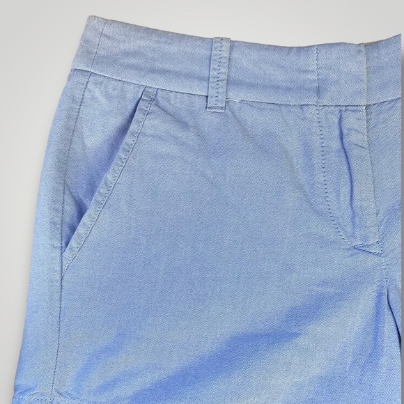 J. Crew Blue Oxford City Fit Shorts - Picture 3 of 6
